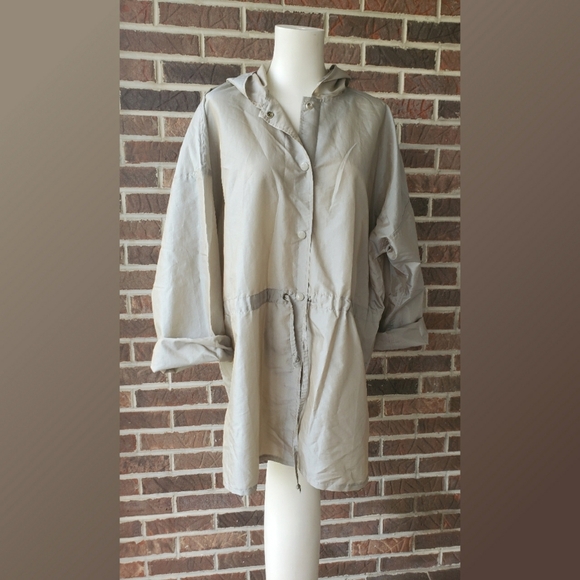 Totes Rain Wear Taupe/Nuetral Colored Jacket - Picture 1 of 4